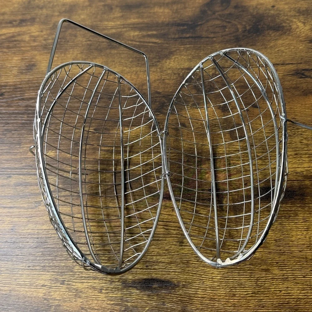 Silver Wire Eggs Basket